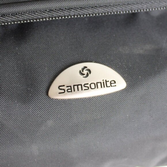 Samsonite Black Nylon Waterproof Travel Storage Toiletries Zipper Bag Pouch - Picture 4 of 6